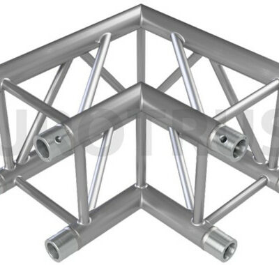 eurotruss fd/hd34 2 way corner 90° silber / schwarz